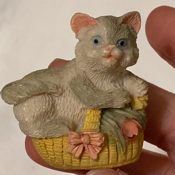 Vintage set of four resin mischievous kittens - Picture 2 of 7